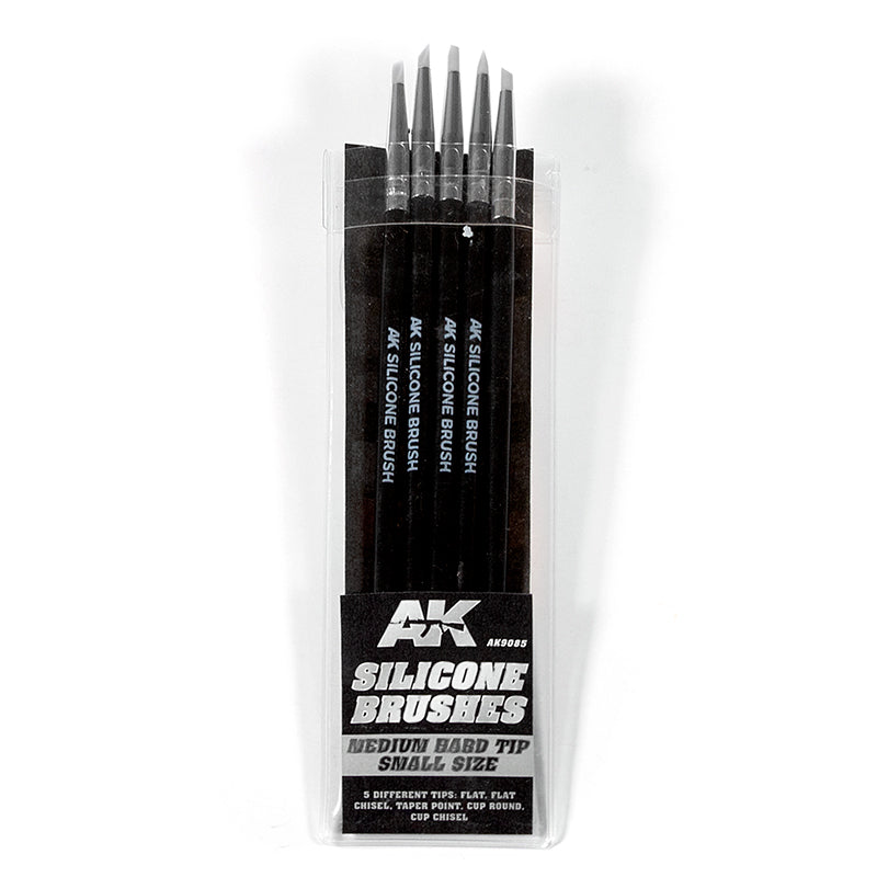 AK Interactive Silicone Brushes Hard Tip Medium AK9085 - Loaded Dice