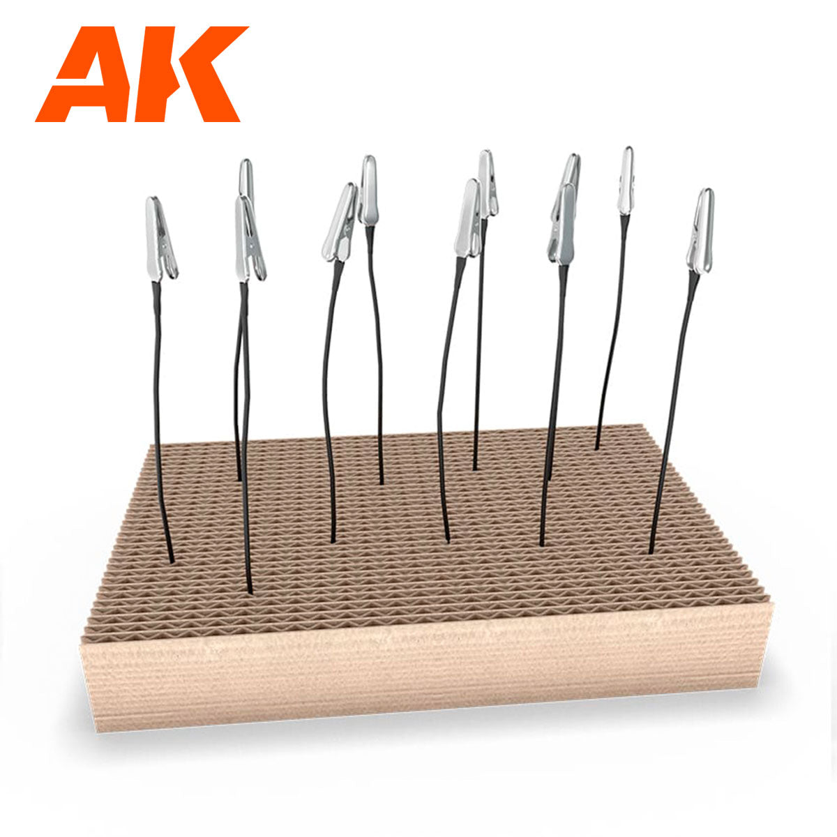 AK Interactive Base for Metal Painting Clips AK9100 - Loaded Dice Barry Vale of Glamorgan CF64 3HD
