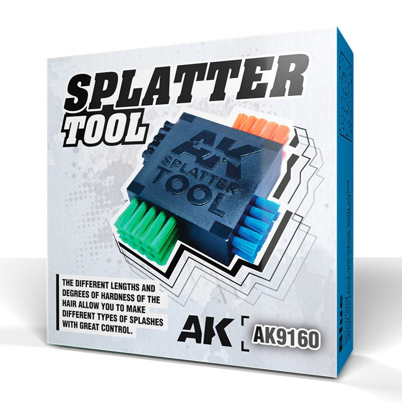 AK Interactive Splatter Tool AK9160 - Loaded Dice Barry Vale of Glamorgan CF64 3HD