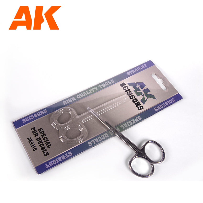 AK Interactive Scissors Straight. Special Decals and Paper AK9310 - Loaded Dice Barry Vale of Glamorgan CF64 3HD