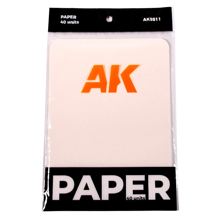 AK Interactive Wet Palette Replacement Paper Sheets (Pack of 40) hobby tool