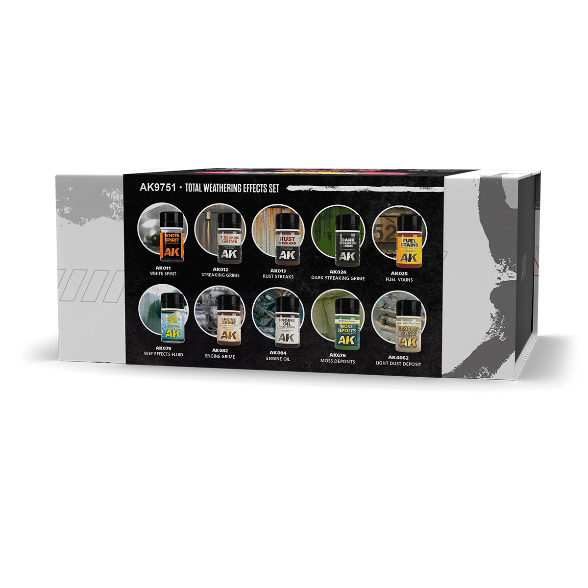 AK Interactive - Total Weathering Effects Set - Loaded Dice