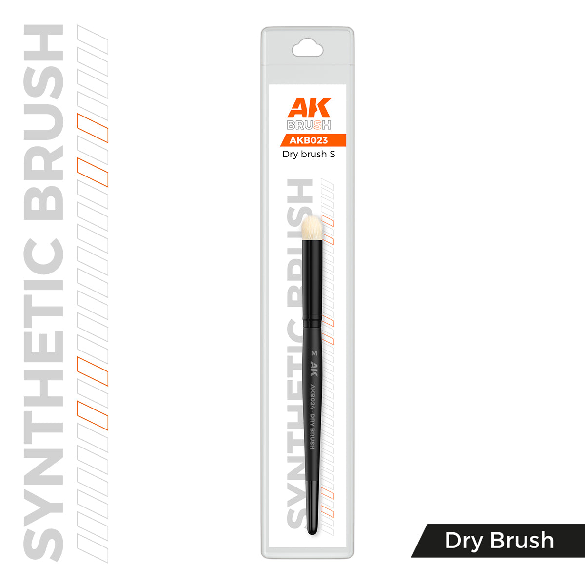 AK Interactive SYNTHETIC DRY BRUSH - S - Loaded Dice