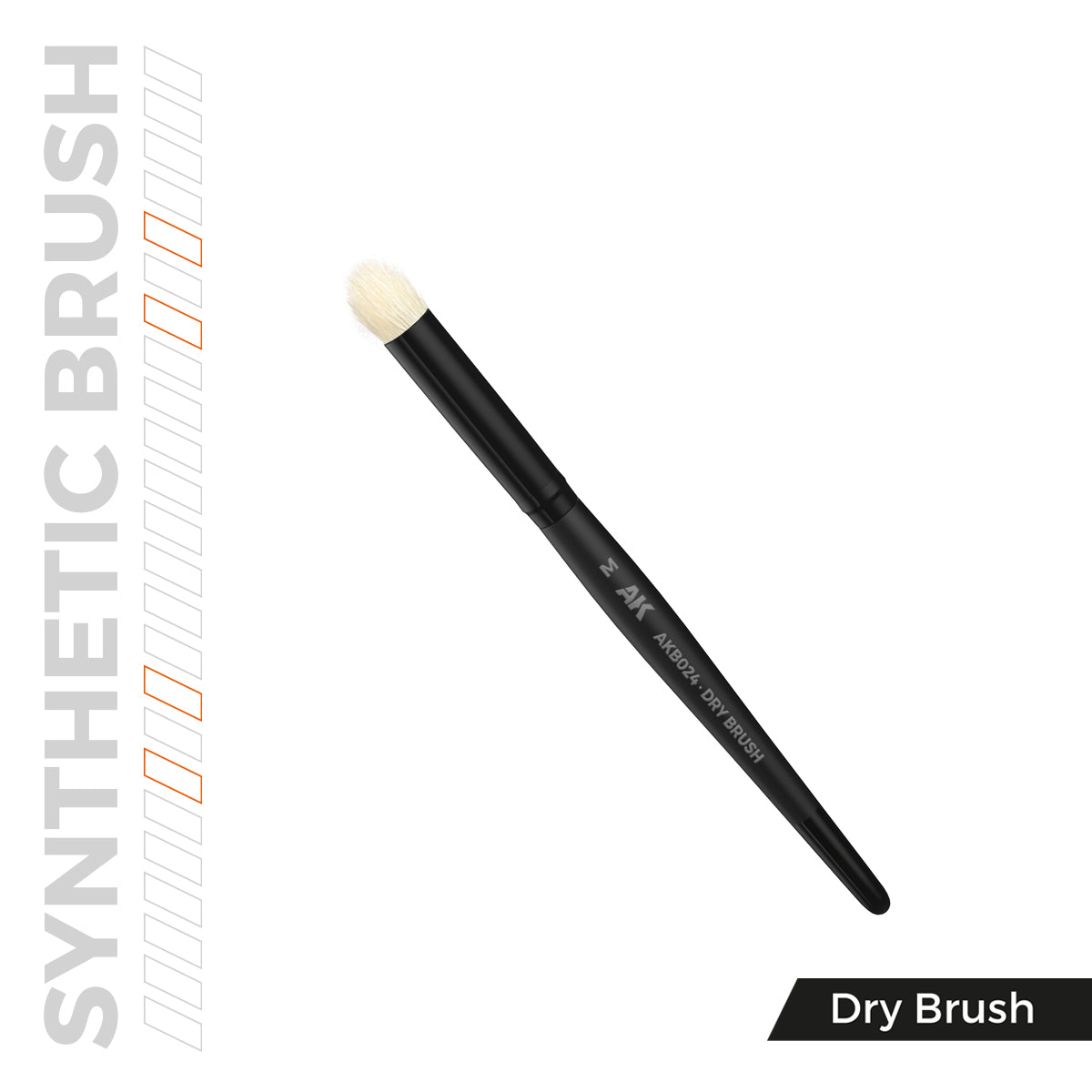 AK Interactive SYNTHETIC DRY BRUSH - M - Loaded Dice