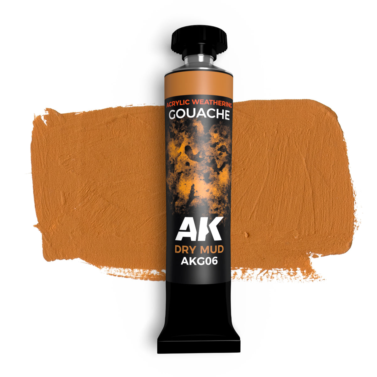 AK Interactive Gouaches Dry Mud 20ml. (AKG06) - Loaded Dice