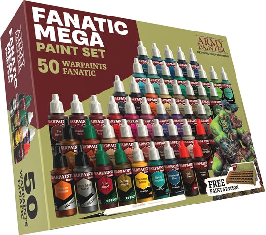 Army Painter Warpaints Fanatic Mega Paint Set - Release Date 31/3/24 - Loaded Dice Barry Vale of Glamorgan CF64 3HD