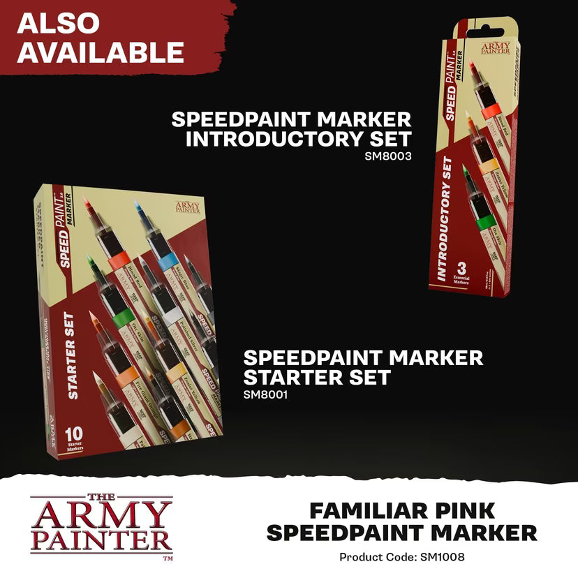 Army Painter Speedpaint Marker: Familiar Pink - Loaded Dice