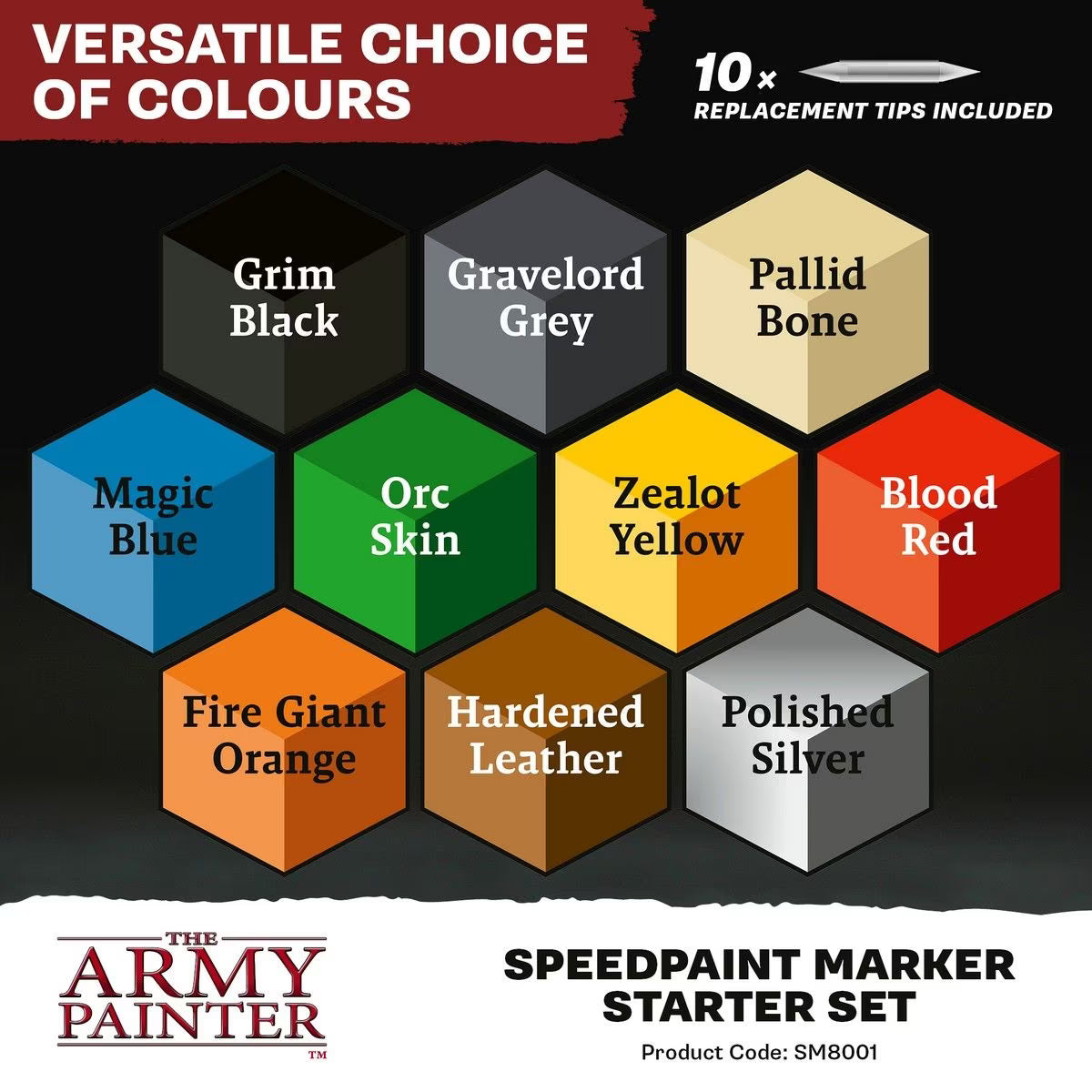 Army Painter Speedpaint Marker: Starter Set - Loaded Dice