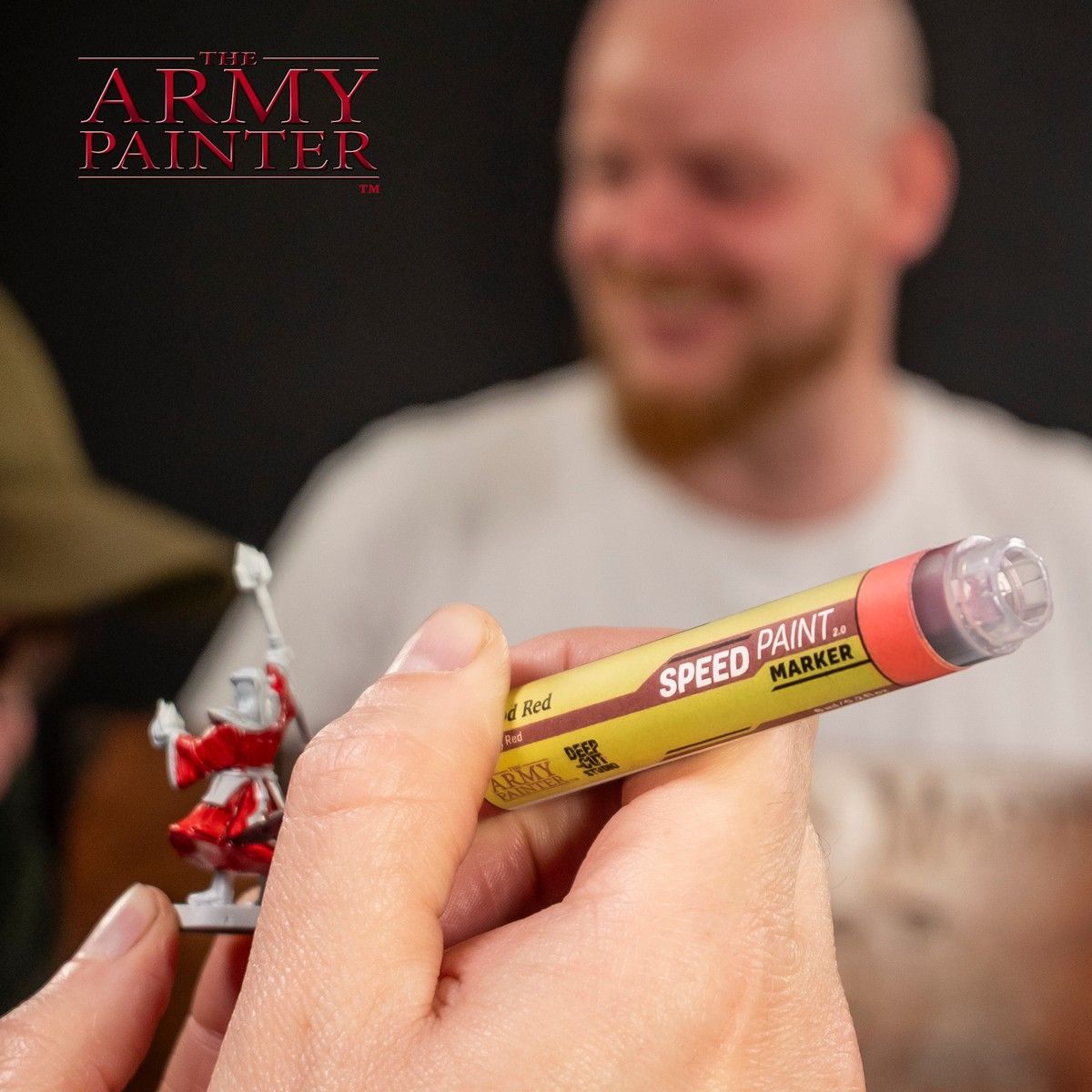 Painting a miniature with a Speedpaint Marker