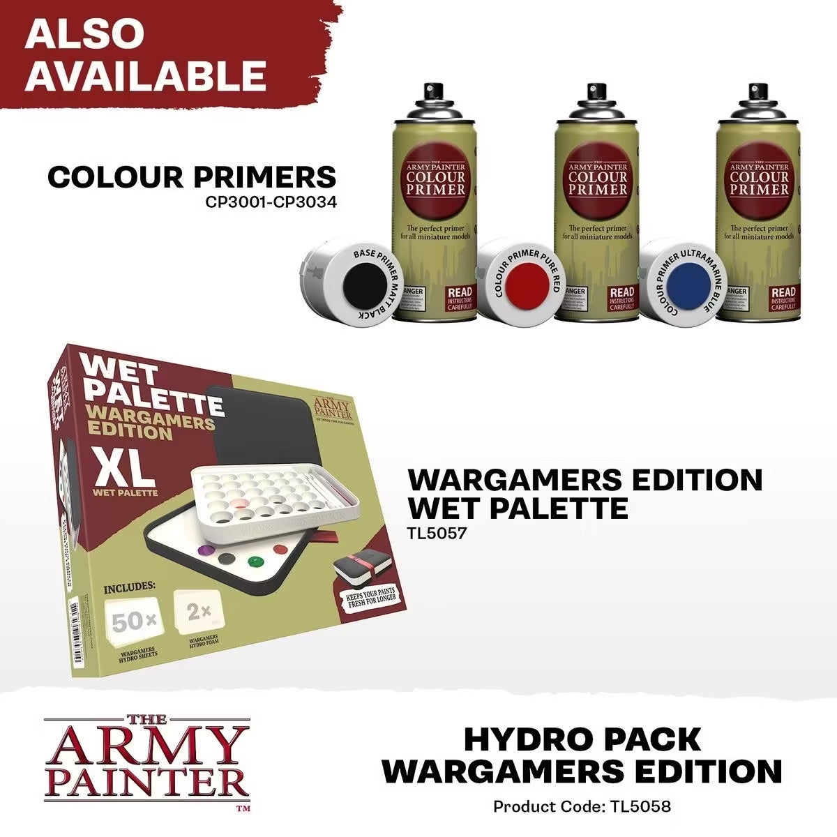 Army Painter Hydro Pack Wargamers Edition (XL Hydro Sheets) - Loaded Dice