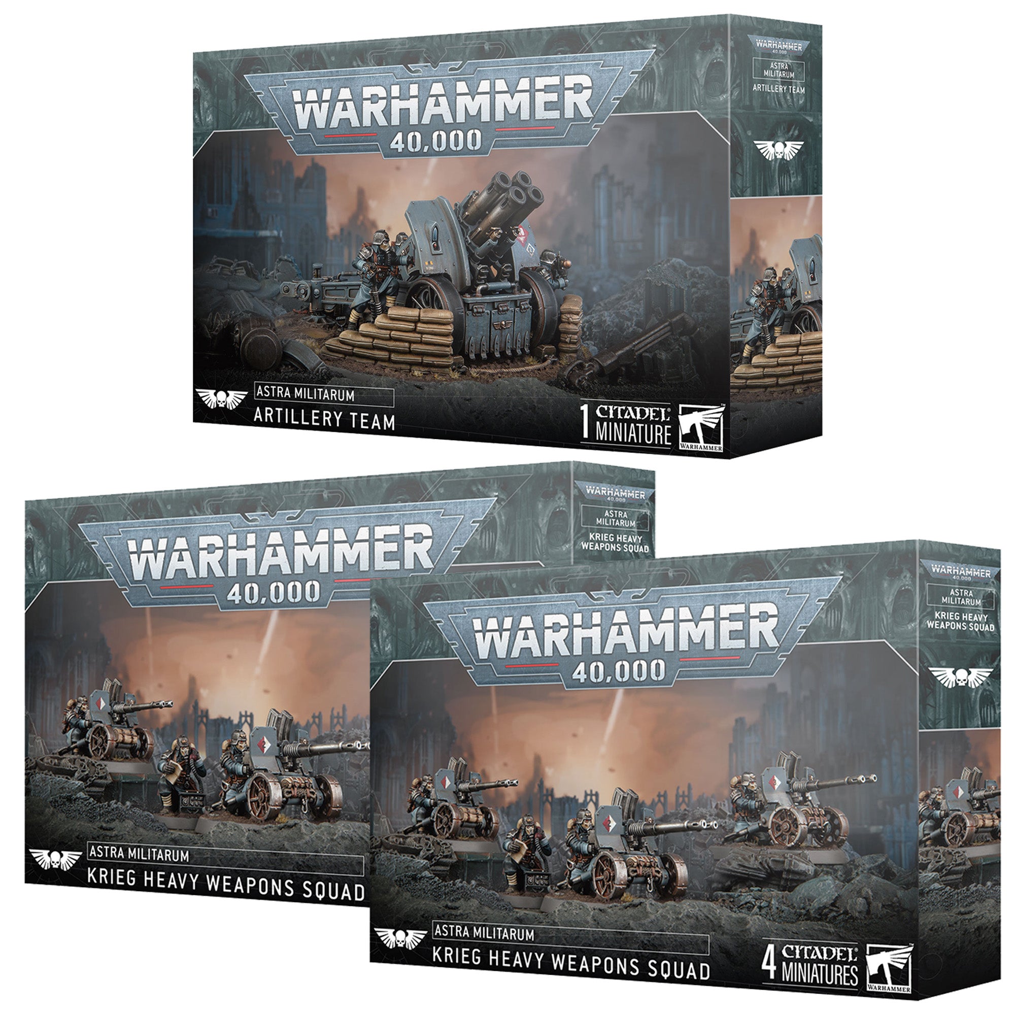 Astra Militarum: Krieg Artillery & Heavy Weapons Bundle - Loaded Dice