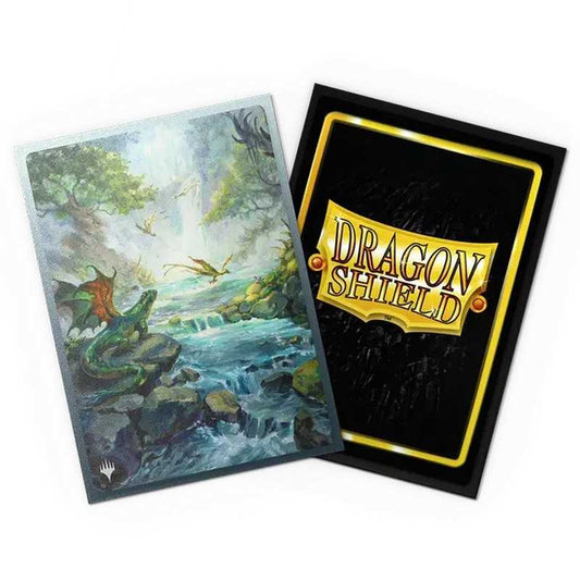 Dragon Shield Magic: The Gathering Matte Dual Art Sleeves: Landfall Series - Misty Rainforest (100ct.) - Loaded Dice