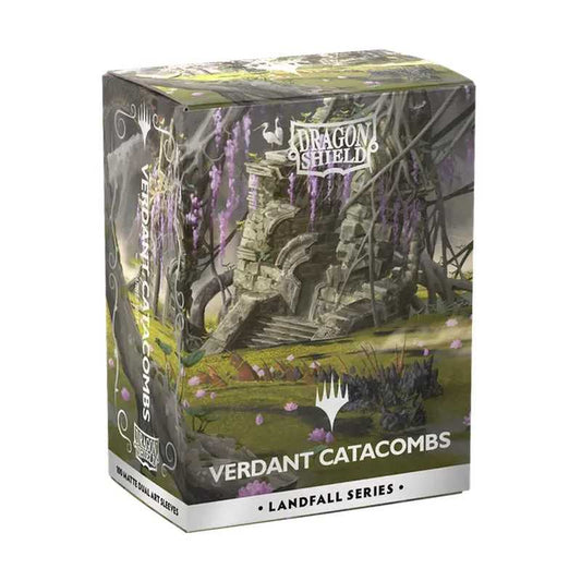 Dragon Shield Magic: The Gathering Matte Dual Art Sleeves: Landfall Series - Verdant Catacomb (100ct.) - Loaded Dice