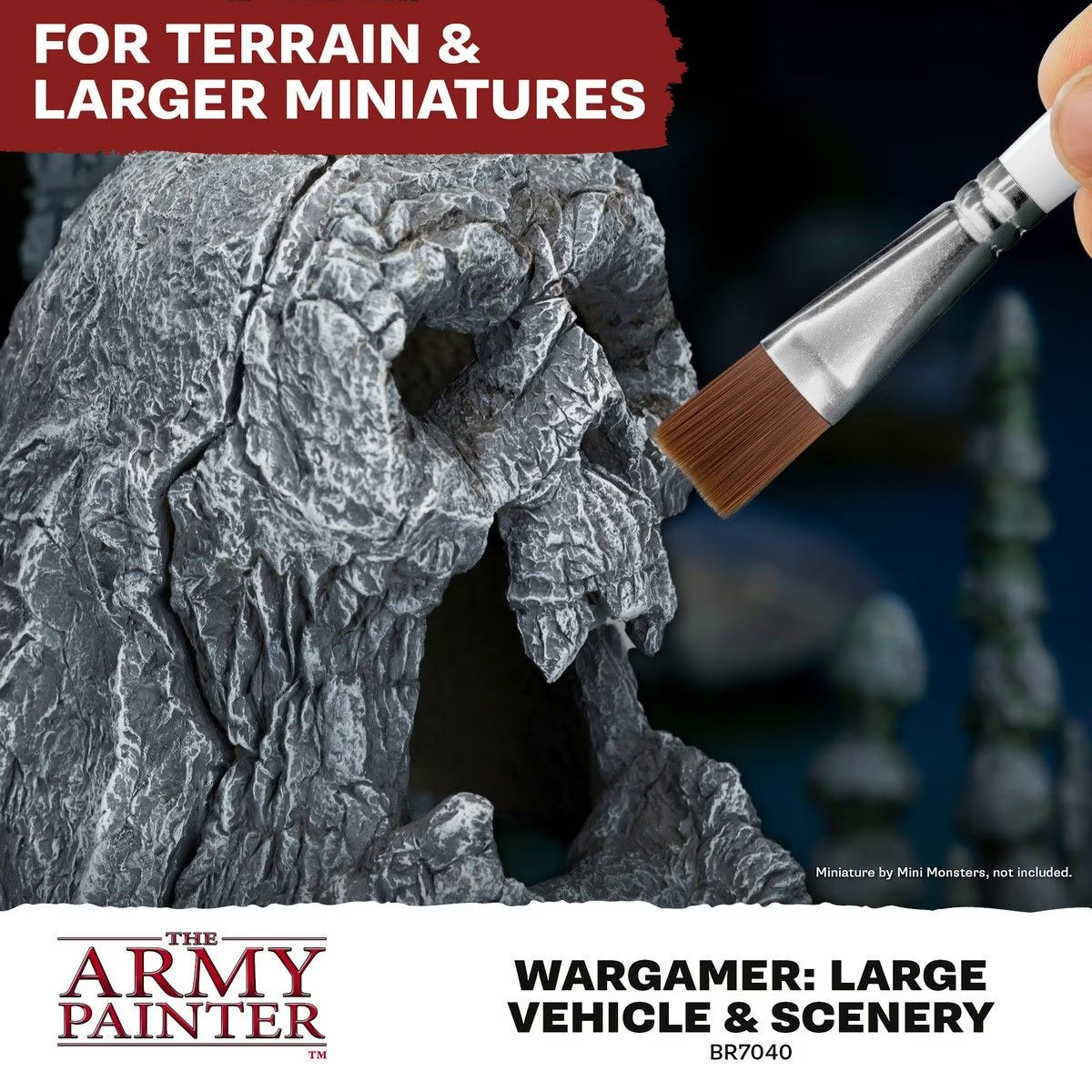 Army Painter Wargamer: Large Vehicle & Scenery Brush - Loaded Dice