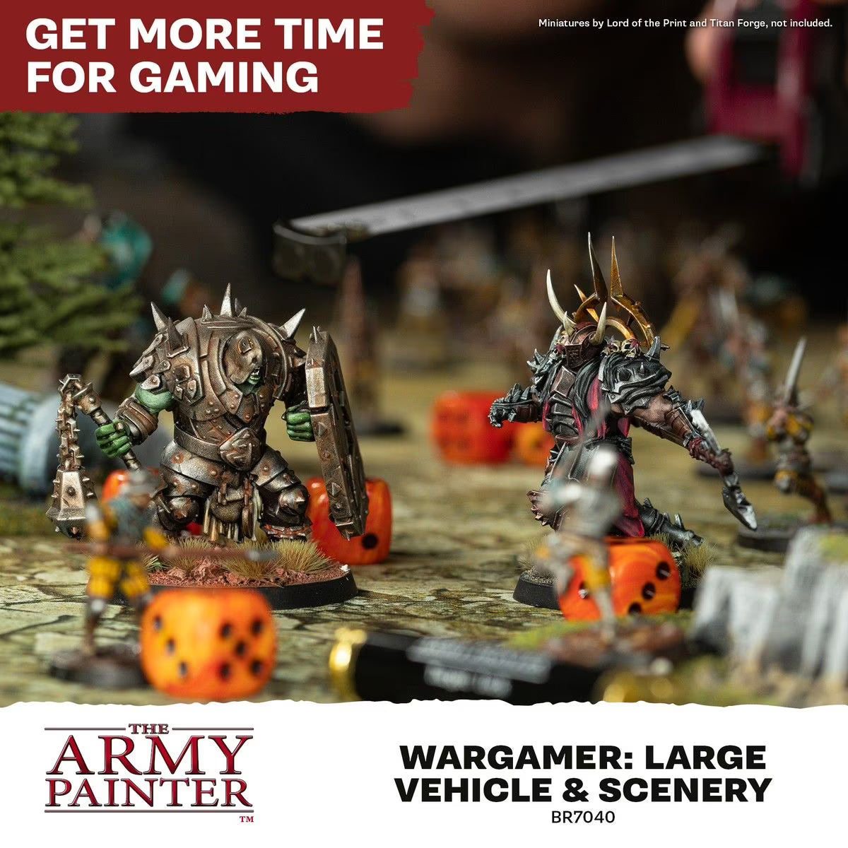 Army Painter Wargamer: Large Vehicle & Scenery Brush - Loaded Dice