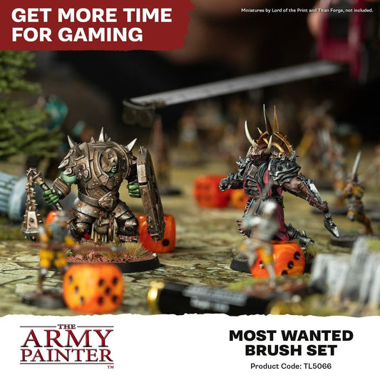 Army Painter - Most Wanted Brush Set - Loaded Dice