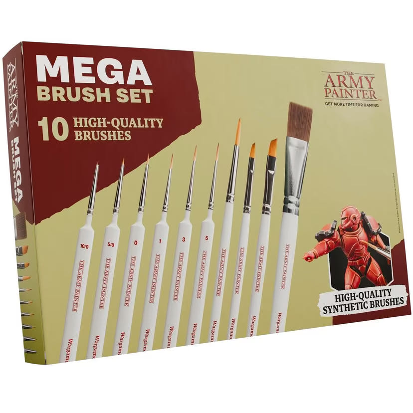Army Painter Mega Brush Set miniature painting brush