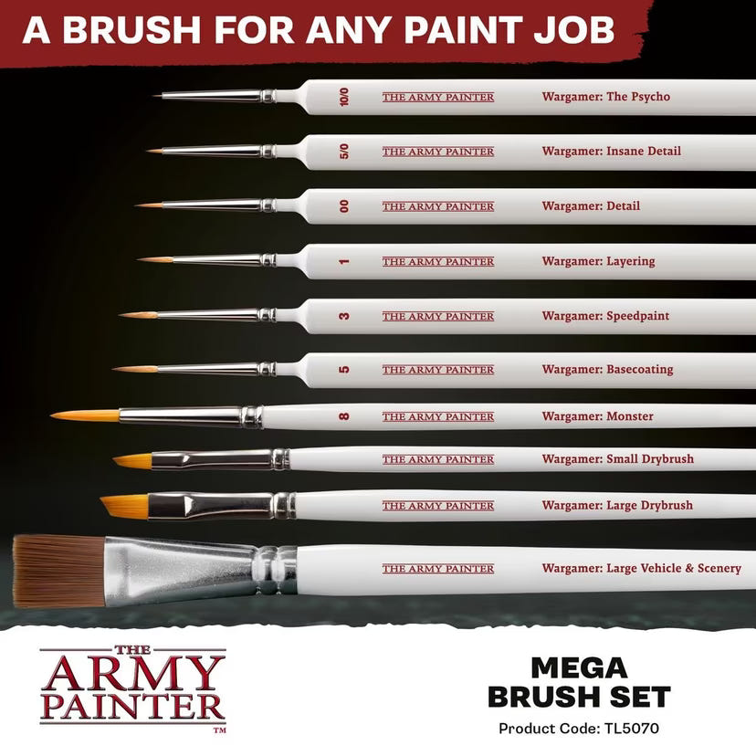 Army Painter Mega Brush Set - Loaded Dice