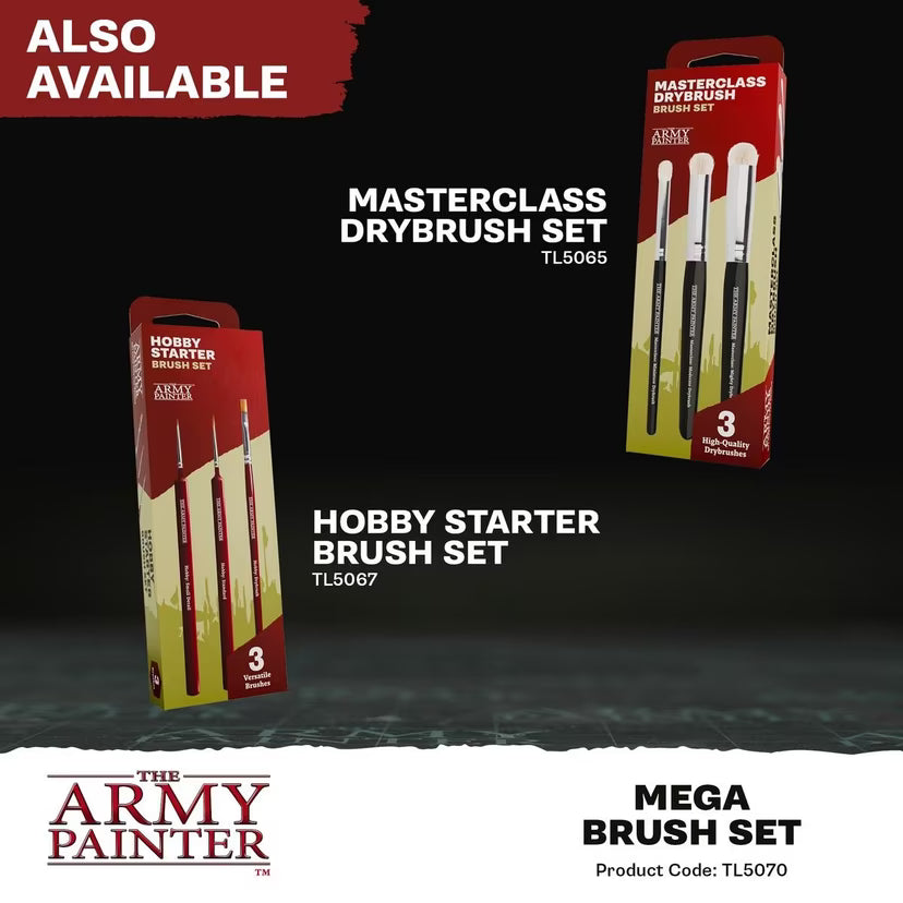 Army Painter Mega Brush Set - Loaded Dice