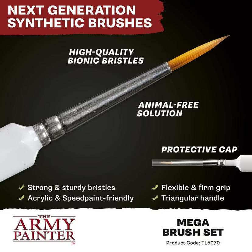 Army Painter Mega Brush Set - Loaded Dice