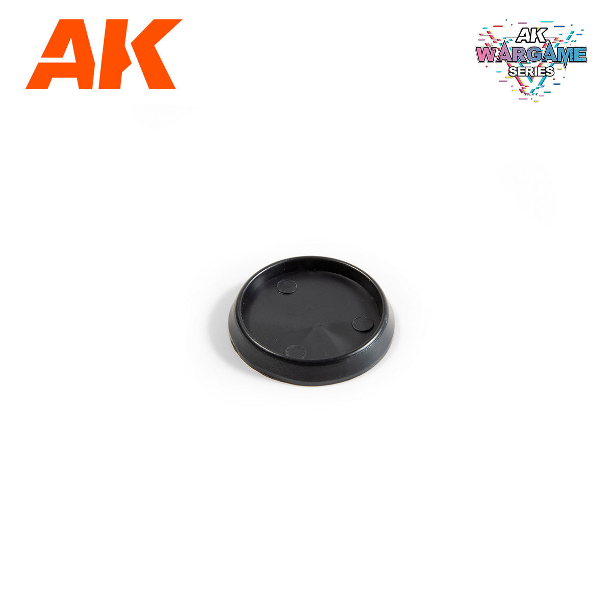 AK Interactive - Hollow Round Bases 32mm x 10 - Loaded Dice