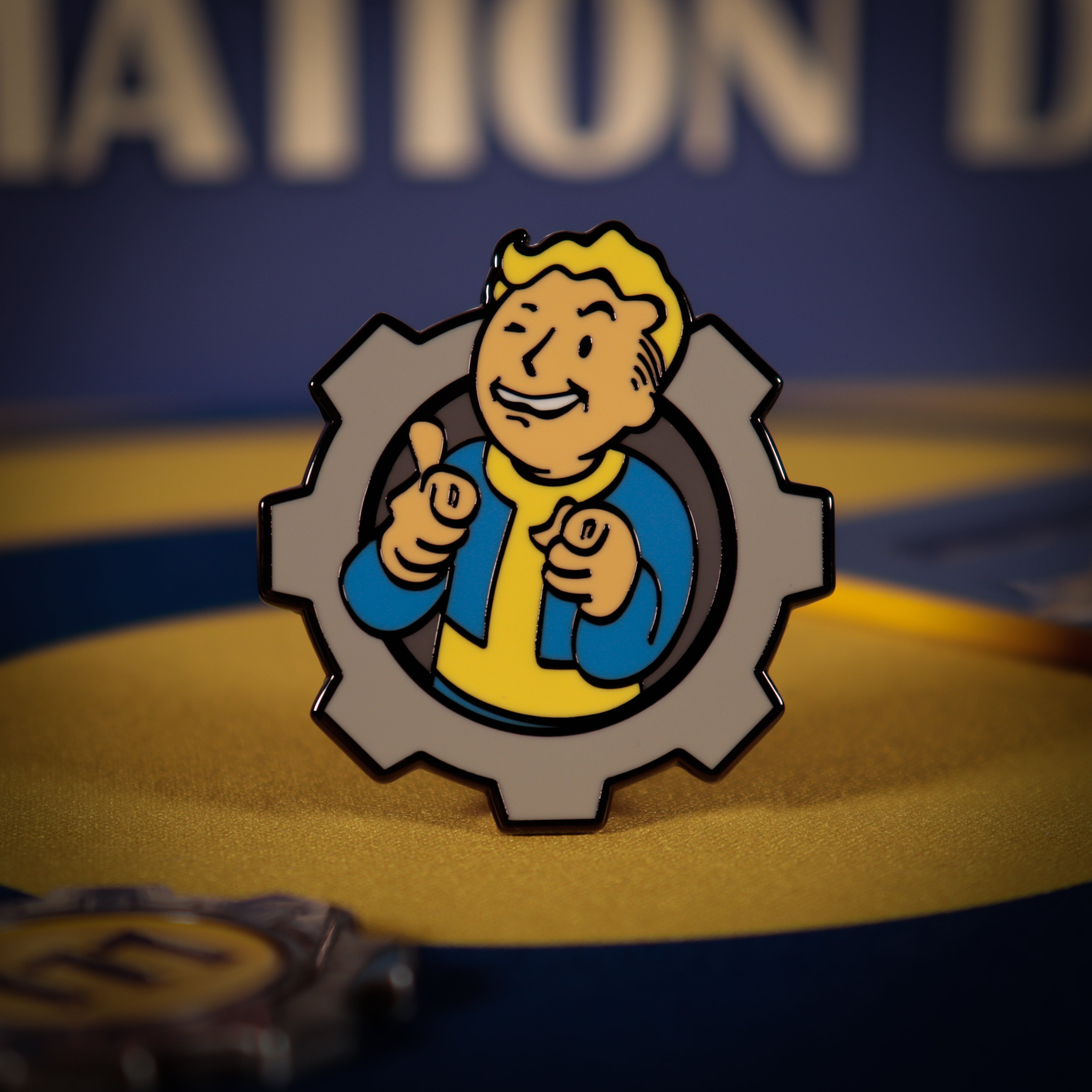 Fallout Limited Edition Charisma Boy Pin Badge - Loaded Dice