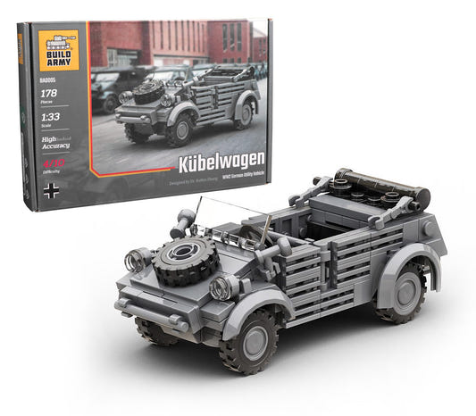Buildarmy 1:33 Kubelwagen Car - B0005