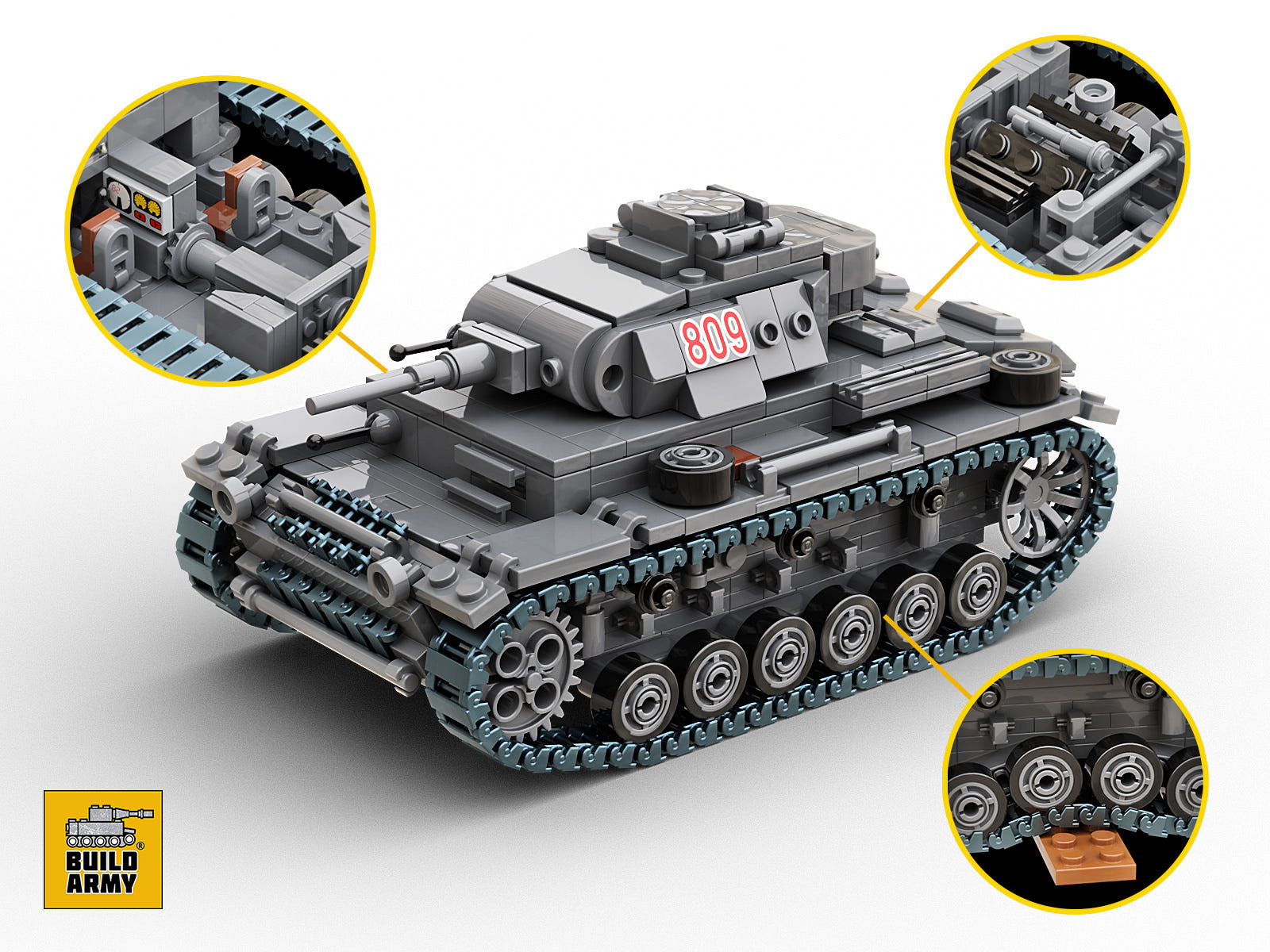 Buildarmy 1:33 Panzer 3 - B0141