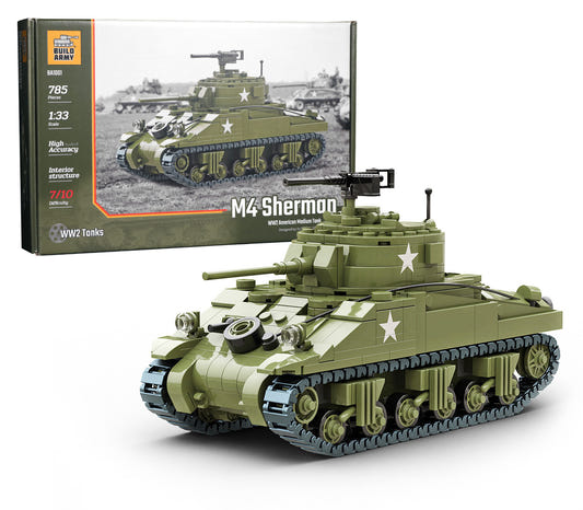 Buildarmy 1:33 M4 Sherman - B1001