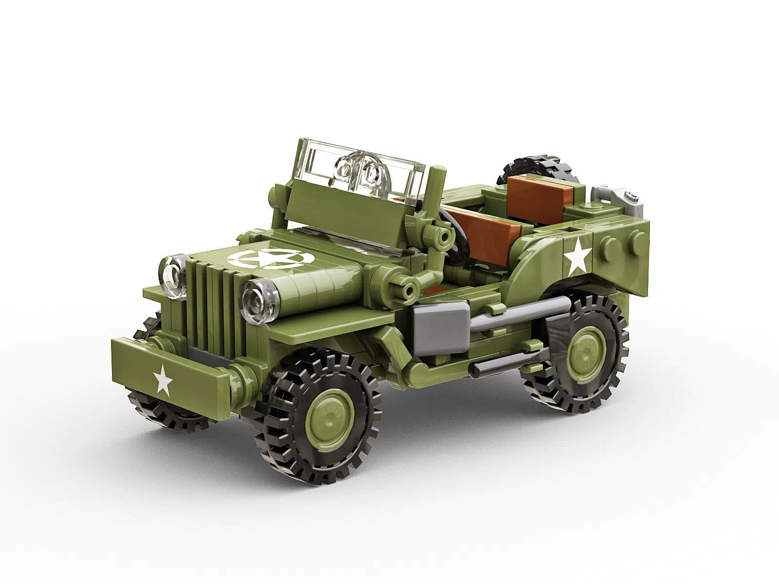 Buildarmy 1:33 Willys MB Jeep Utility Vehicle - B1101