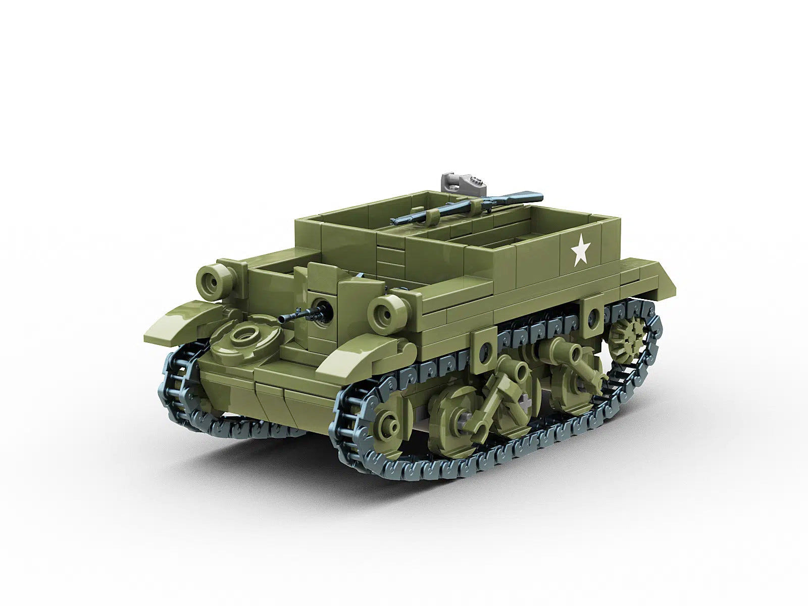 Buildarmy 1:33 Universal Carrier Armoured Tracked Vehicle - B2100