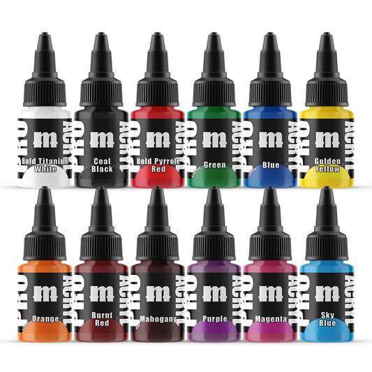 Pro Acryl - Base Set - 24 Colors - Loaded Dice