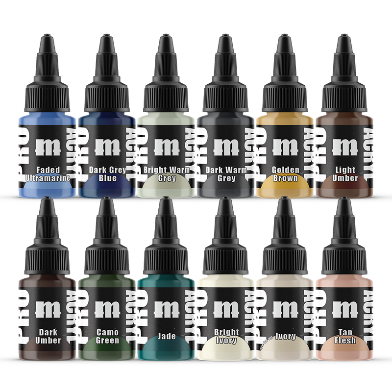 Pro Acryl - Base Set - 24 Colors - Loaded Dice