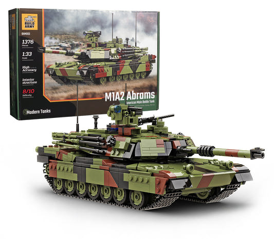 Buildarmy 1:33 M1A2 Abrams Main Battle Tank - BM003