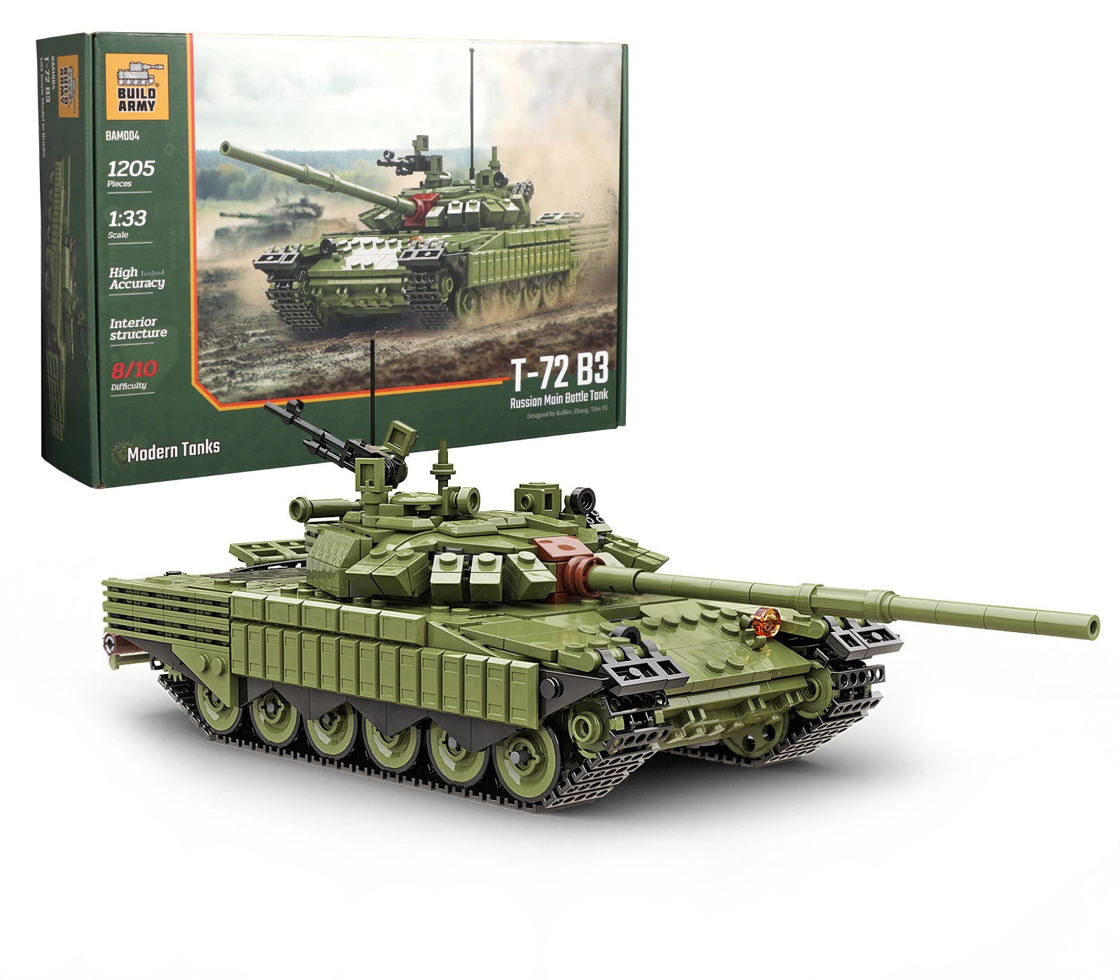 Buildarmy 1:33 T-72 B3 Main Battle Tank - BM004