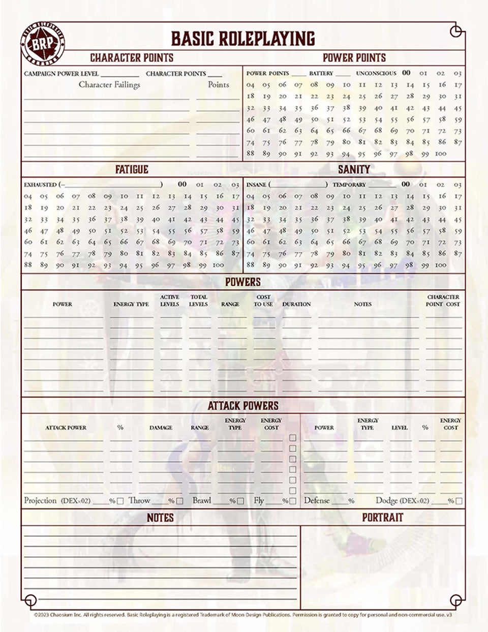 Basic RolePlaying - Universal Game Engine Hardcover - Loaded Dice