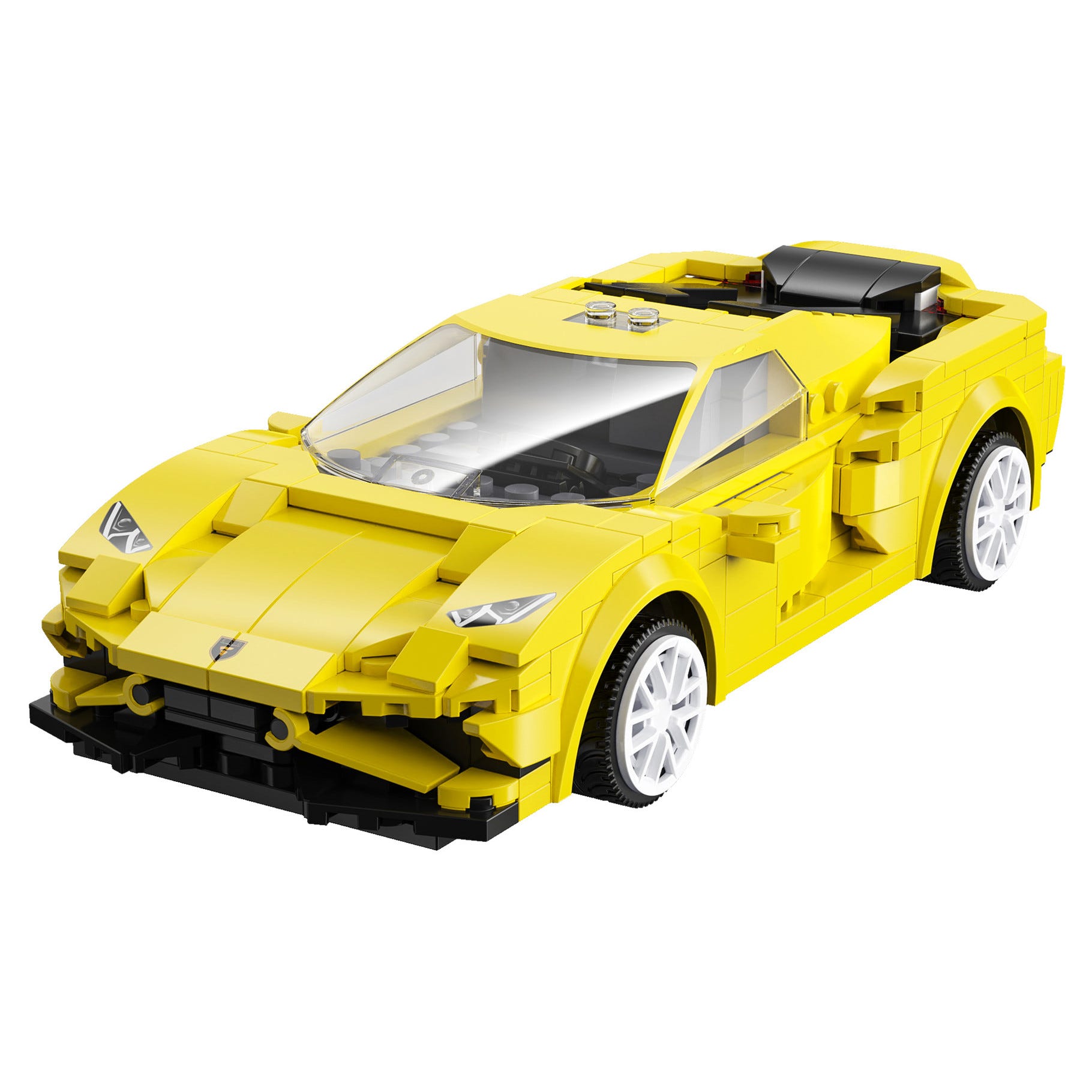 CaDA 1:20 Yellow Evo Sports Car - 289 pcs - C51074W