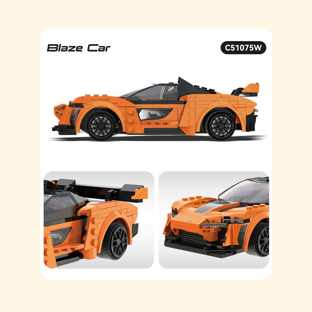 CaDA 1:20 Orange Blaze Sports Car - 295 pcs - C51075W