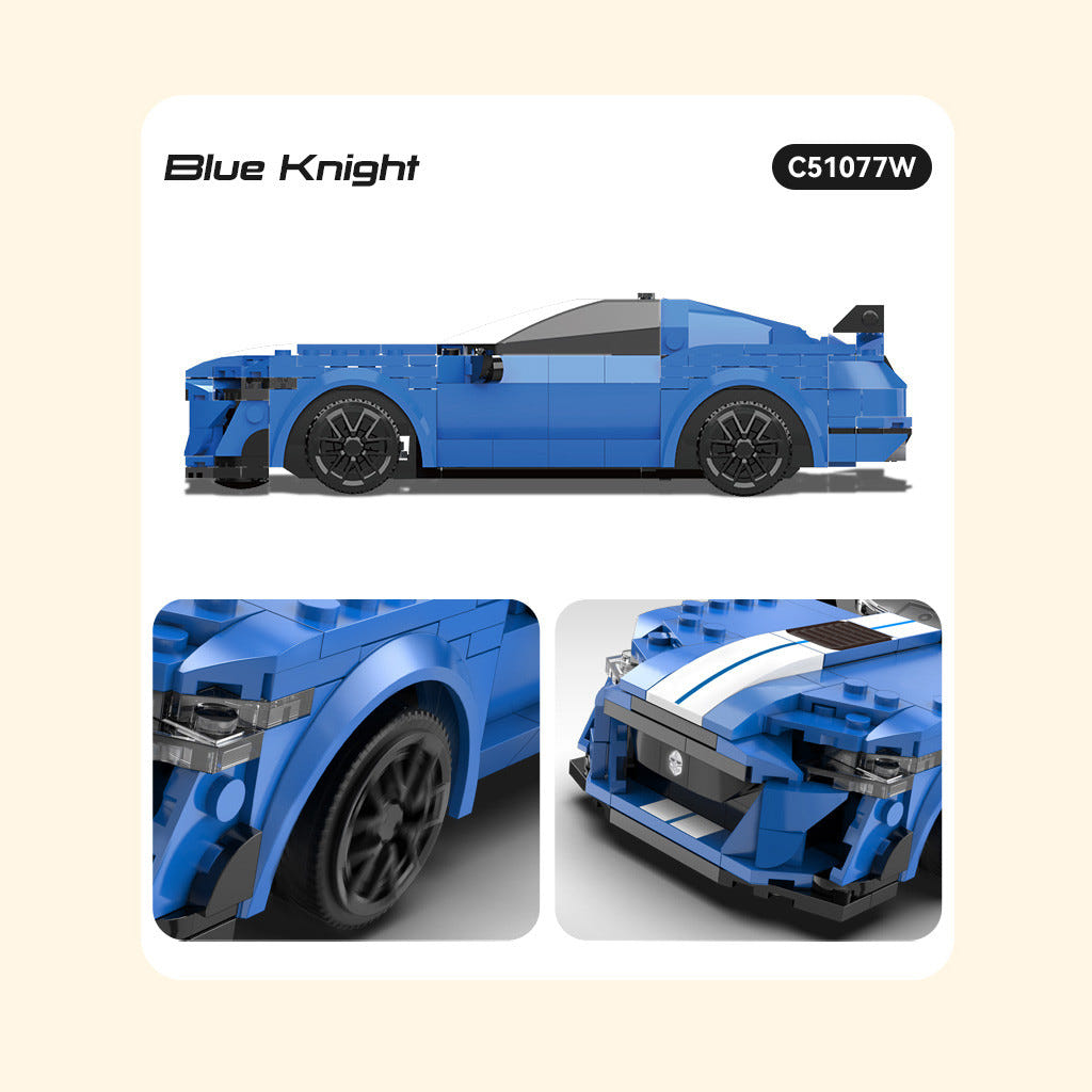 CaDA 1:20 Blue Knight Sports Car - 325 pcs - C51077W