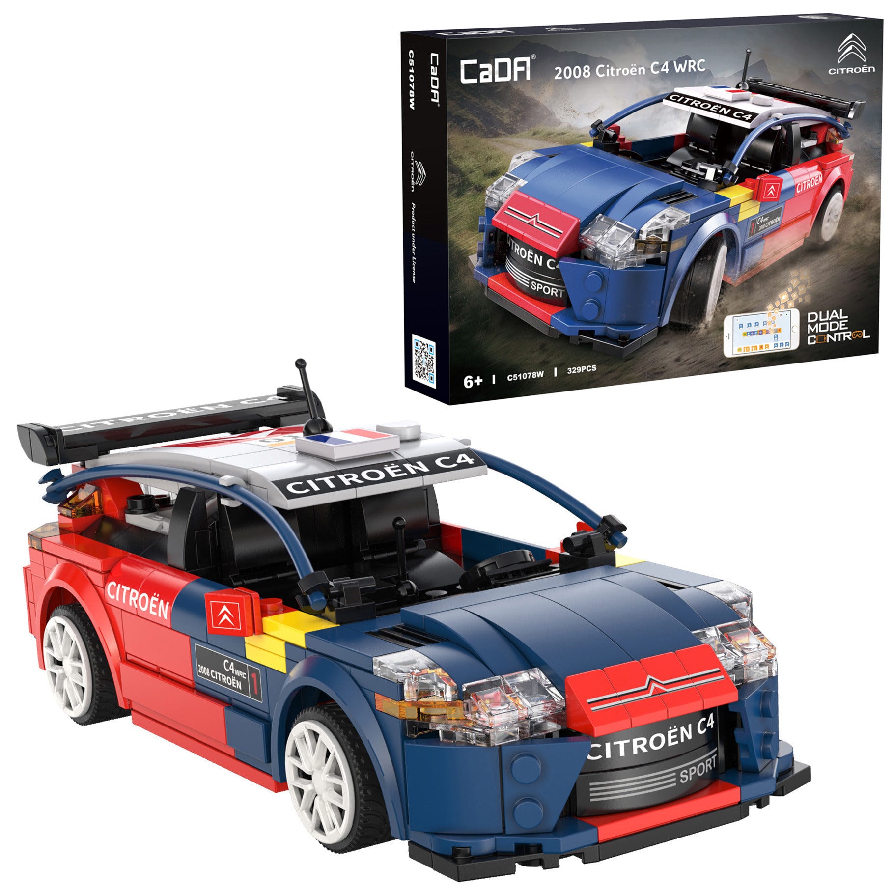 CaDA 1:20 2008 Citroën C4 WRC - 329 pcs - C51078W