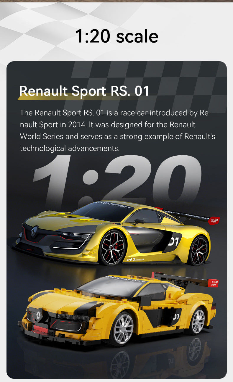 CaDA 1:20 Renault Sport RS.01 - 294 pcs - C51094W