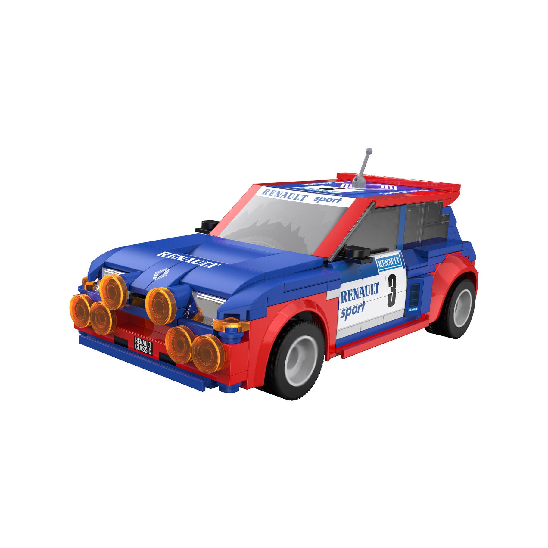CaDA 1:20 Renault 5 Maxi Turbo - 282 pcs - C51095W