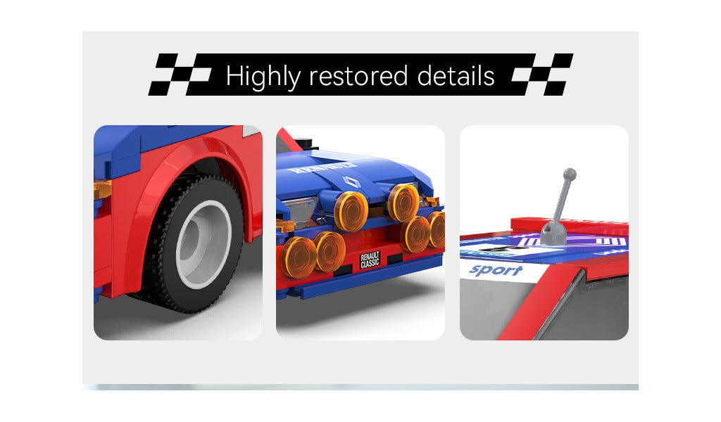 CaDA 1:20 Renault 5 Maxi Turbo - 282 pcs - C51095W