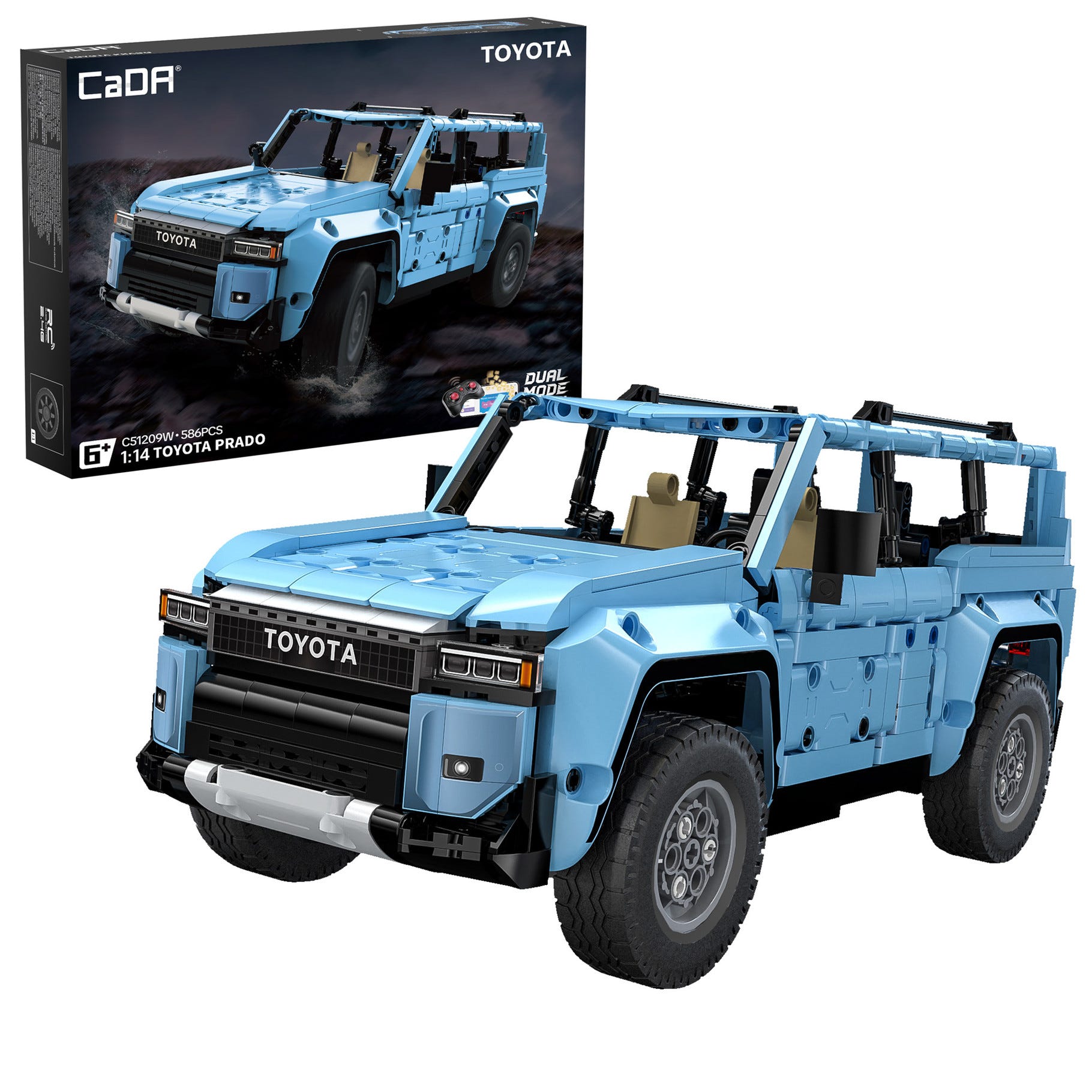 CaDA 1:14 Toyota Land Cruiser J250 Prado - 586 pcs - C51209W
