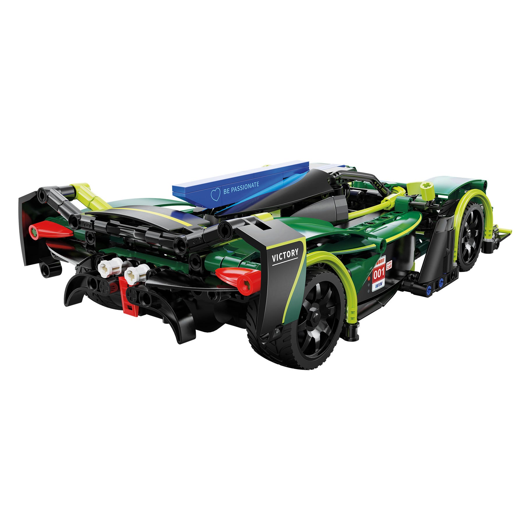 CaDA 1:14 Emerald Deity Sports Car - 388 pcs - C51308W
