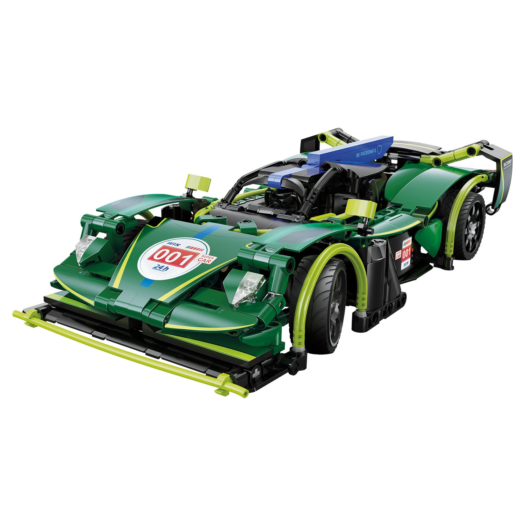 CaDA 1:14 Emerald Deity Sports Car - 388 pcs - C51308W