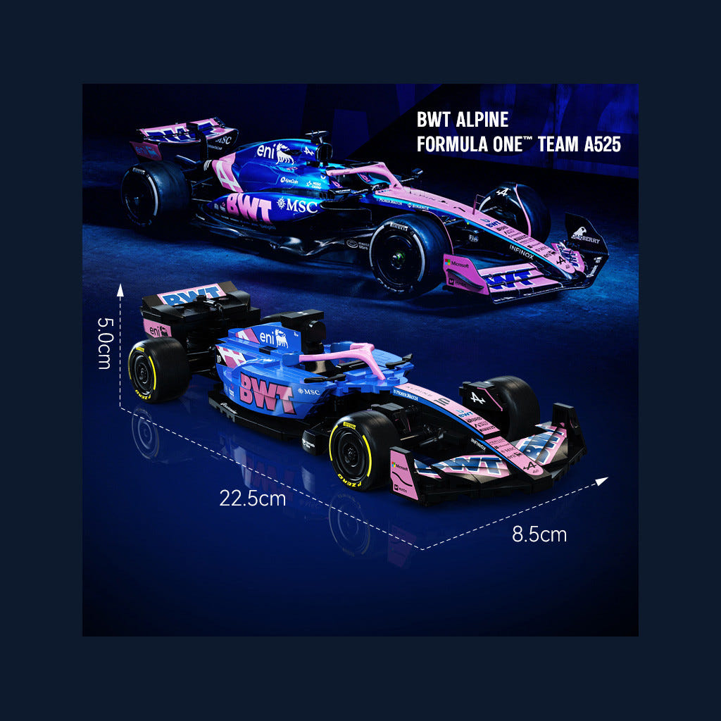 CaDA 1:24 BWT Alpine F1 Team A525 Racing Car - 300 pcs - C55024W