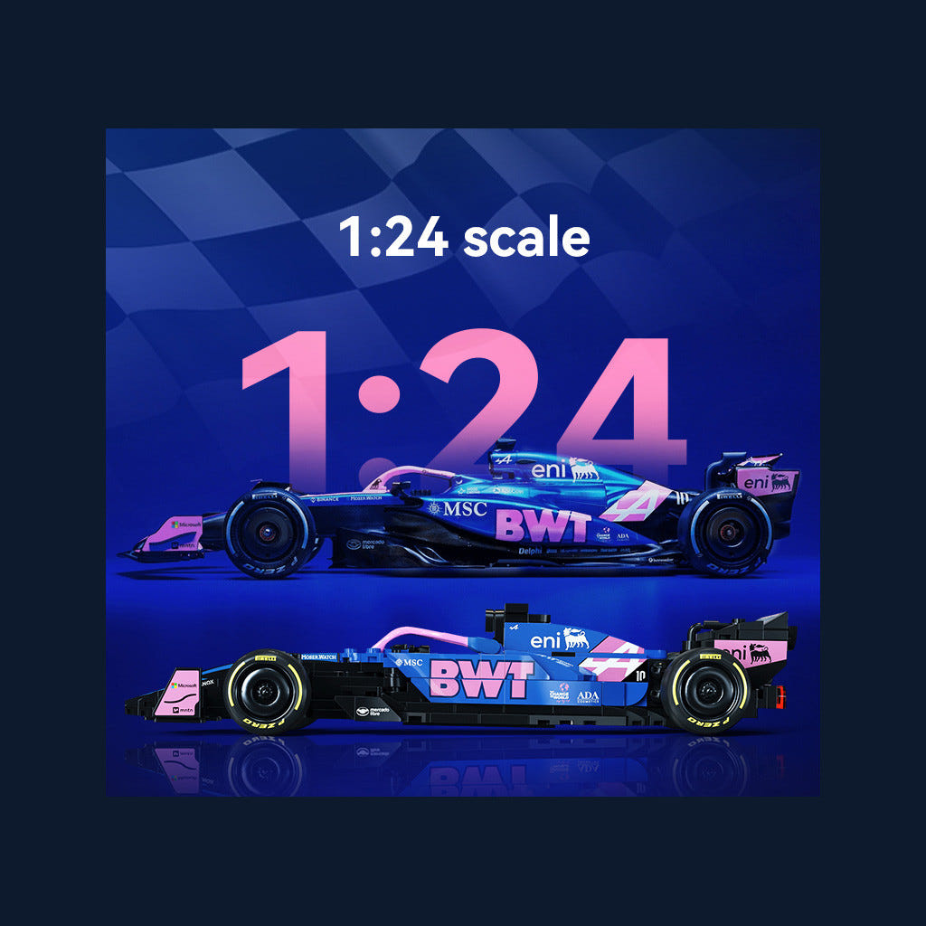 CaDA 1:24 BWT Alpine F1 Team A525 Racing Car - 300 pcs - C55024W
