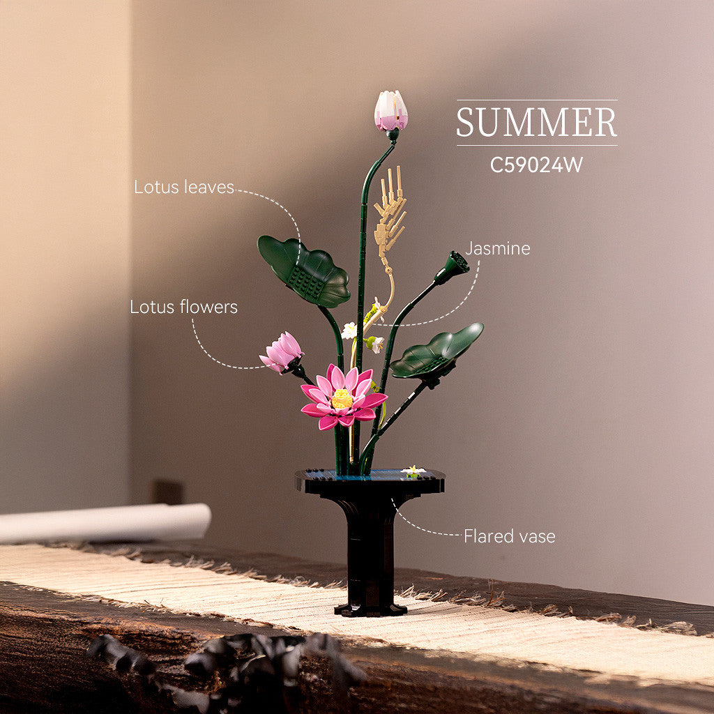 Oriental Floral Art: Summer - 751 pcs - Loaded Dice