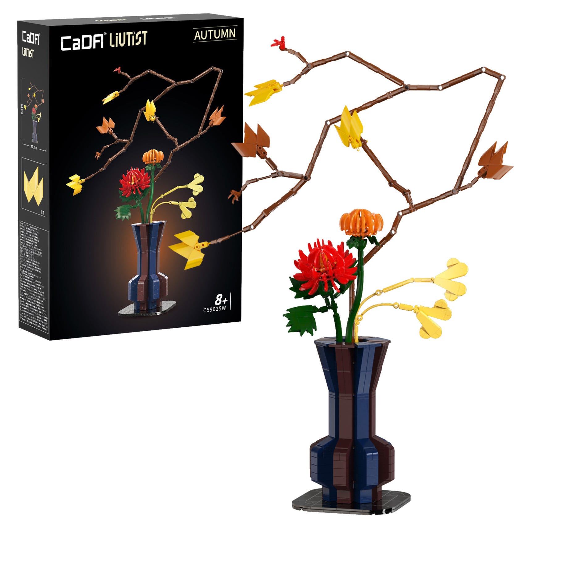 CaDA Oriental Floral Art: Autumn - 795 pcs - C59025W